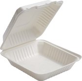 Menuboxen suikerriet Wit/1 vaks - 200 stuks