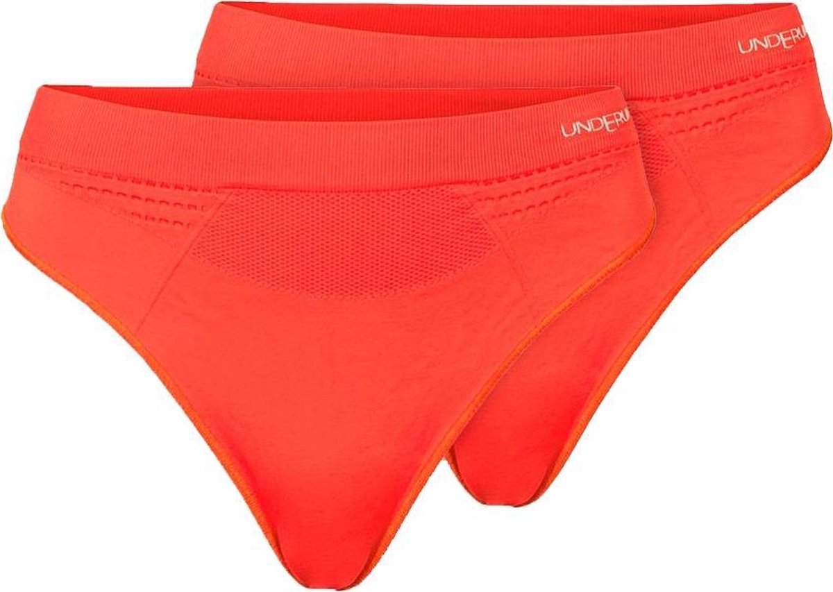 Underun Vrouwen String Duo Pack Oranje/Oranje - Hardloopondergoed - Sportondergoed - M