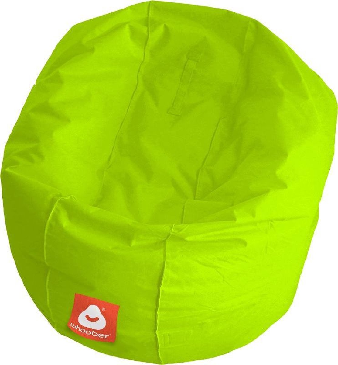 Whoober ronde zitzak Ibiza M outdoor limoen groen - Wasbaar - Voor binnen en buiten