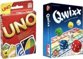 Spelvoordeelset Uno - Kaartspel & Qwixx - Dobbelspel
