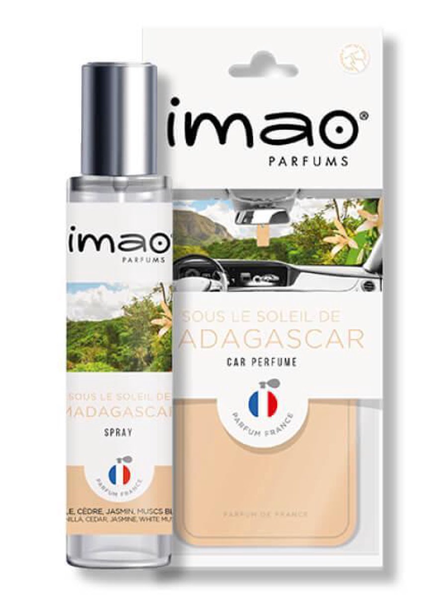 Parfum voiture imao parfums® : Sous le soleil de Madagascar