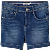 Name it short meisjes - blauw - NKFsalli - maat 140