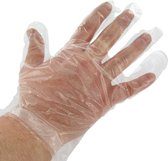 Polyethyleen disposable handschoenen | 100-stuks (50 paar)