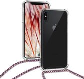 Telefoonhoes met koord voor Apple iPhone XS telefoontasje crossbody
