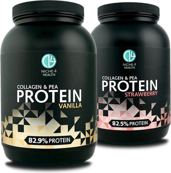 Vital Supply Collageen & Erwten - Proteïne Shake - 600 gram - Vanille |  bol.com