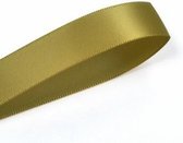 Satijn Lint 16mm (1,6cm) | Satijnlint | Olijf Groen (686) | Luxe Dubbelzijdige Kwaliteit | Cadeau Lint | Kerstlint | Rol van 22,85 Meter