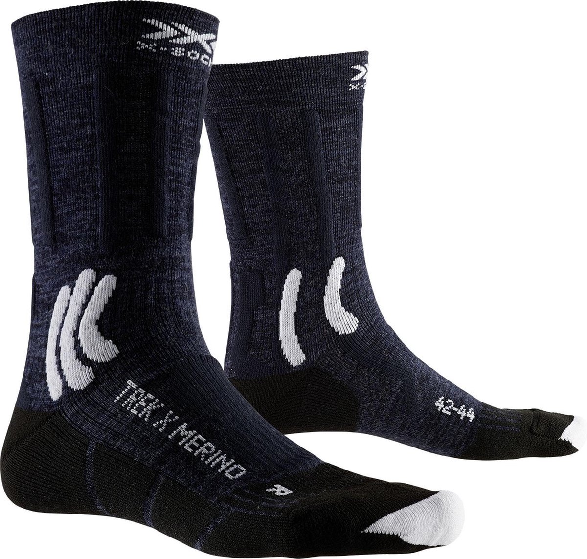 X-Socks Sportsokken - Maat 42-44 - Mannen - donkerblauw/wit