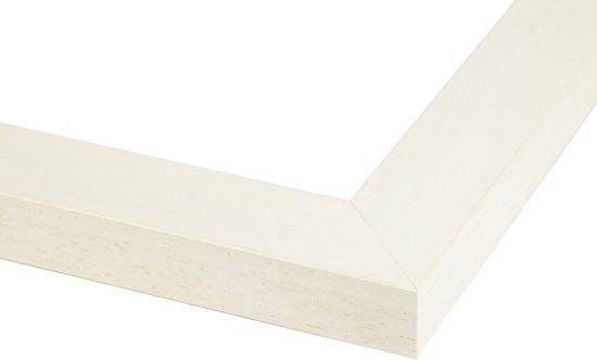 Large cadre photo en bois - Cadre photo - 20x28 cm - Verre transparent - Légèrement lavé - 39 mm