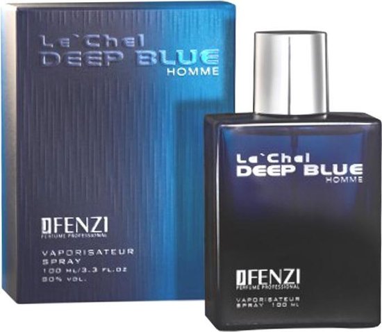 Houtachtig Aromatische geur voor heren Jfenzi Eau de Parfum, Le'Chel Deep  Blue, 100ml, 80% | bol.com