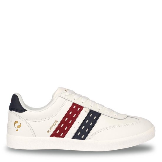 Hype Sole Sneakers in White-Partial Red