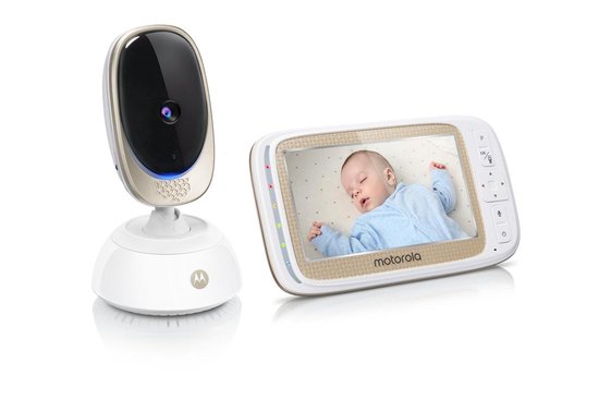 Motorola Comfort85 - Babyfoon met video en app - Nachtzicht - Terugspreekfunctie - Temperatuursensor