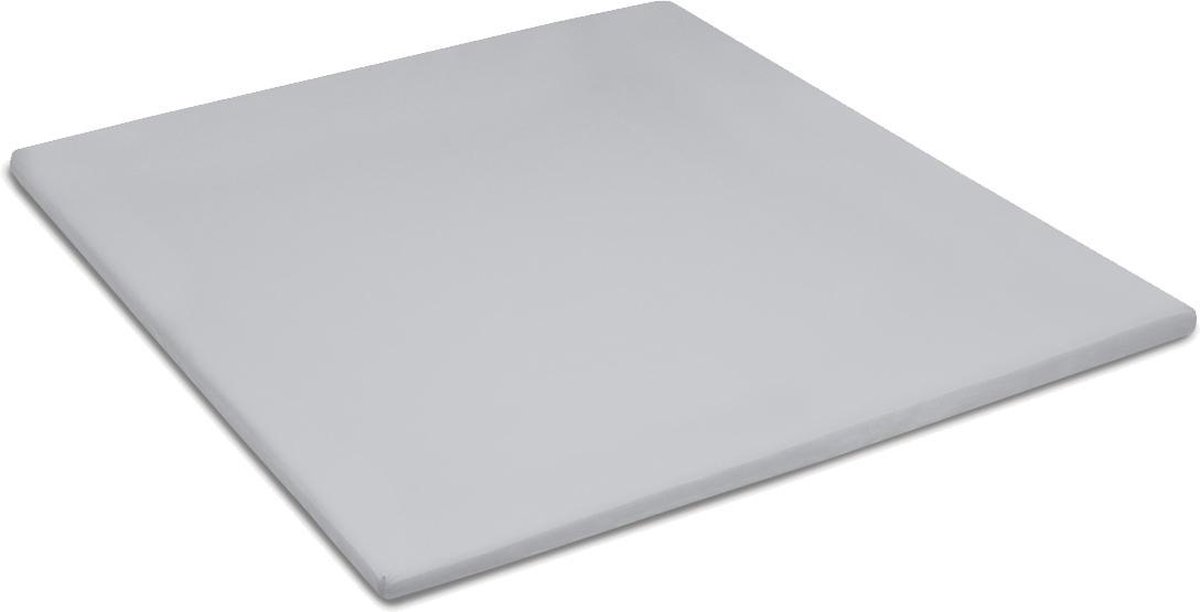 Cinderella Topper hoeslaken – Badstof – Tot 15 cm – 80/90x200/210 – Lichtgrijs light grey