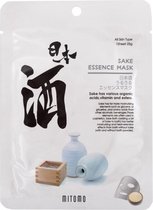 MITOMO Masker met Sake Essence Gezichtsmasker - Japan Skincare Rituals - Masker Gezichtsverzorging - Maskers - Face Mask - Sheet Mask - Face Masker - Gezichtsmaskers Verzorging Vro