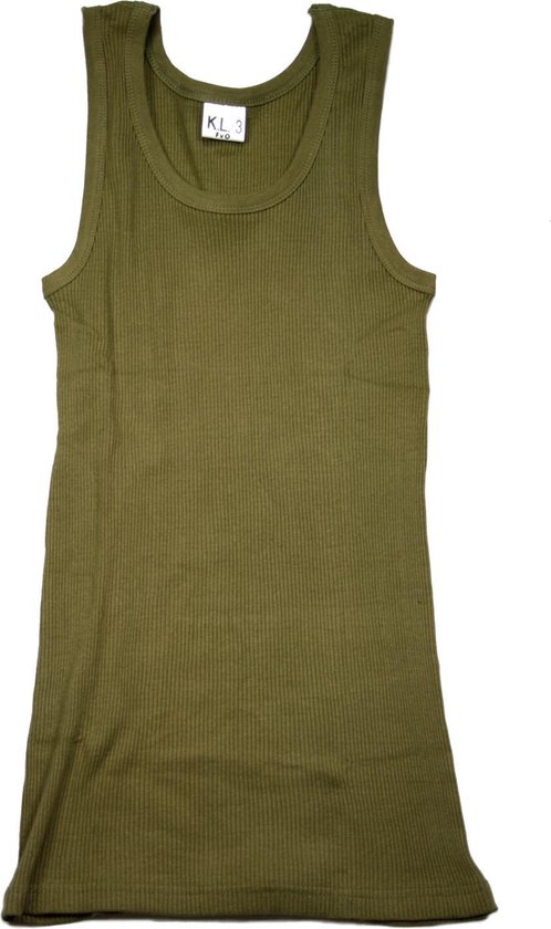 Fostex KL rib hemd (singlet) groen