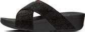 FitFlop Crystal Slide instap slippers dames zwart