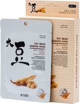 MITOMO Masker Soybean Gezichtsmasker Set van 10 Stuks - Japan Skincare Rituals - Sojabonen - Anti Age - Anti Rimpel - Masker Gezichtsverzorging - Maskers - Face Mask - Sheet Mask -