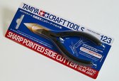 Tamiya Sharp Pointed Side Cutter - For Plastic (Slim Jaw) / Gereedschap voor losknippen plastic onderdelen [#74123]