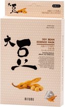 MITOMO Masker Soybean Gezichtsmasker Set van 6 Stuks - Japan Skincare Rituals - Sojabonen - Anti Age - Anti Rimpel - Masker Gezichtsverzorging - Maskers - Face Mask - Sheet Mask -