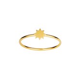 Goud Plated Ring met Zonnetje