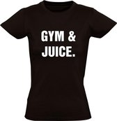 Gym & Juice dames t-shirt | gymbuddy | grappig | sportmaatje | maat M
