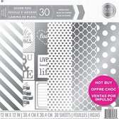 Craft Smith: Silver Foil Paper Pad 12*12" (MPP0061)