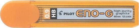 Pilot ENO G - Recharges pour crayons HB 0.9 mm - 12 pièces
