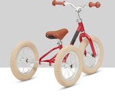 Veloretti Tricycle loopfiets - Driewieler 12 inch - Rood - 1.5-4 jaar