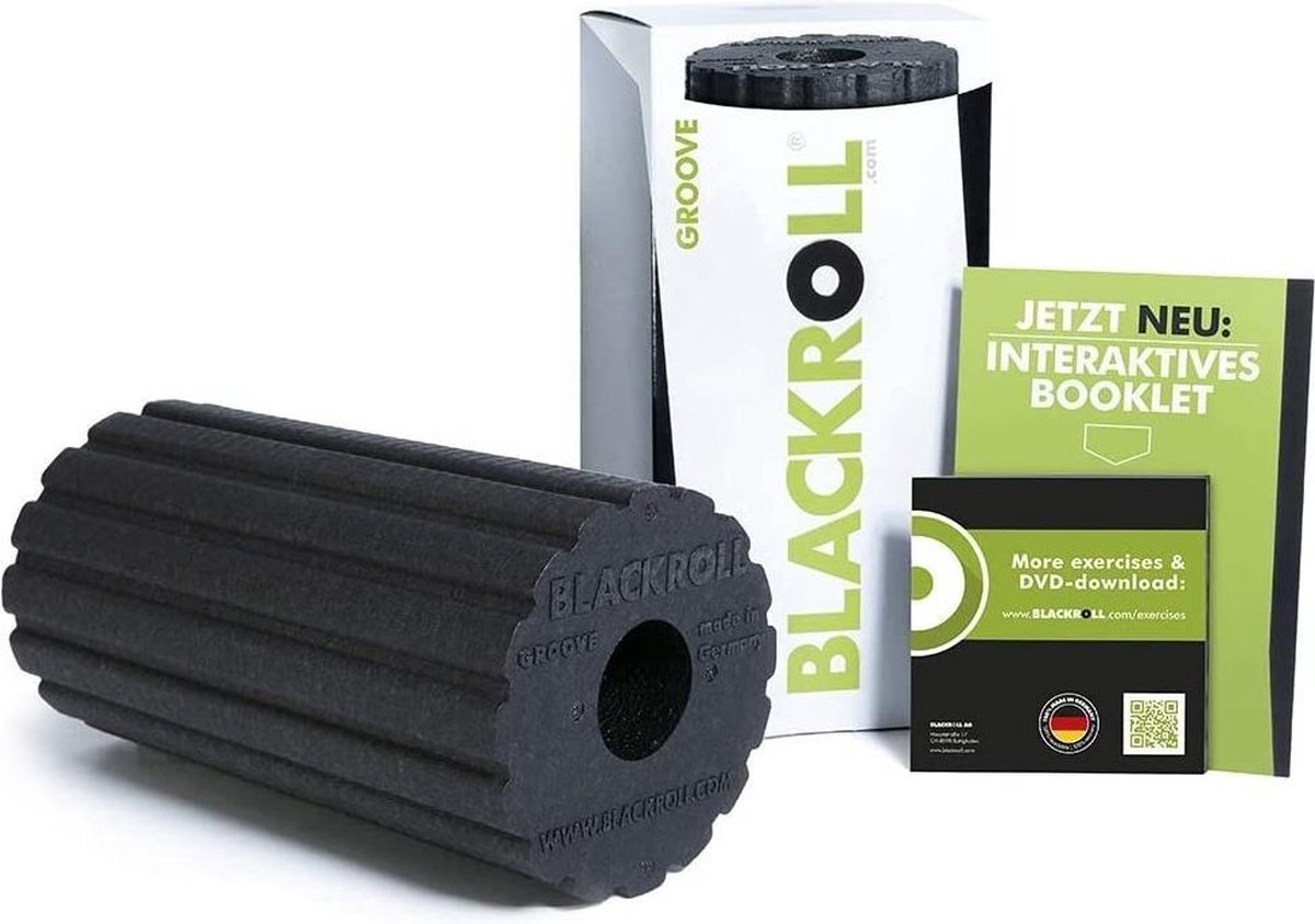 Blackroll Groove Standard Foam Roller - Hard / Zwart thumbnail 2