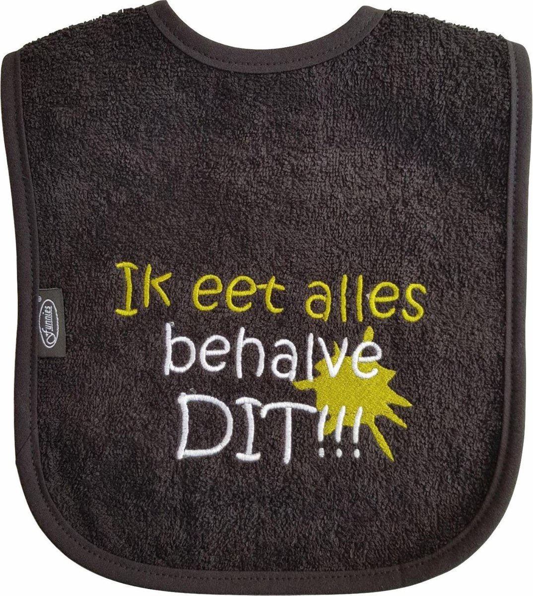 Goedkoopste Zwarte slab met Ik eet alles behalve dit