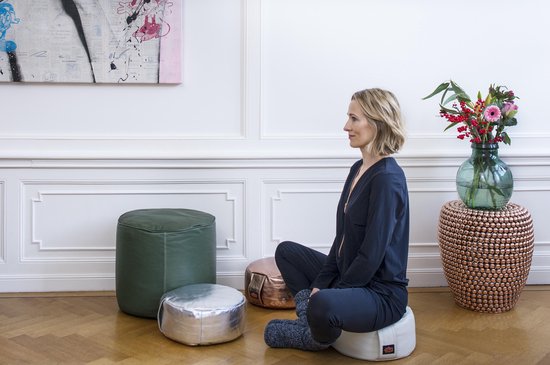 CLAUDS - Leren meditatiekussen - Koper van Merkloos — afbeelding 3