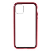 Hardcase met metalen frame voor iPhone 11 6.1 inch - Rood