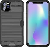 Hardcase in geborsteld aluminium voor IPhone 11 Pro max - grijs