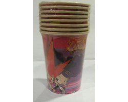 Feestbekers Ridder 250 ml 8 Stuks Multicolor