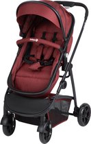 Safety 1st Hello 2 in 1 Pram - Ribbon Red Chic