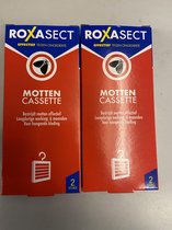 Roxasect Motten cassette  2 verpakkingen met 2 cassettes