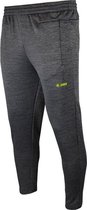 Jako Active Basic Sweatbroek Kinderen - Antraciet Mêlee / Limoen | Maat: 128