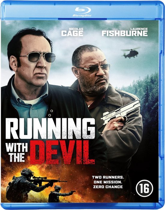 Blu-ray hoes van 'Running With The Devil' met Nicolas Cage en Laurence Fishburne.