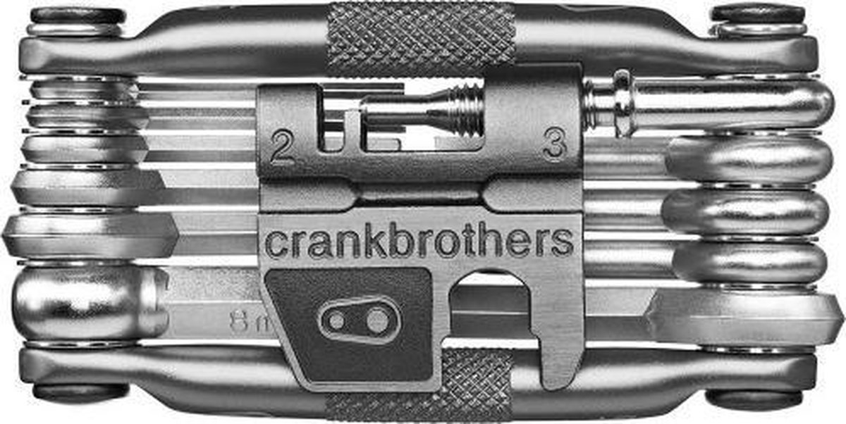 Crankbrothers multitool M17 zak model zilver 17-delig