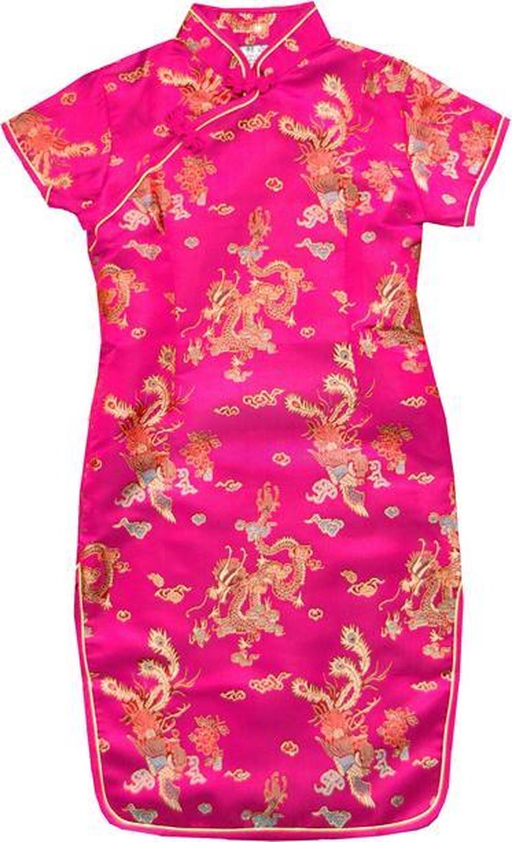 TA-HWA Chinese Kinderjurk Dragon & Phoenix Meisjes Jurk 116