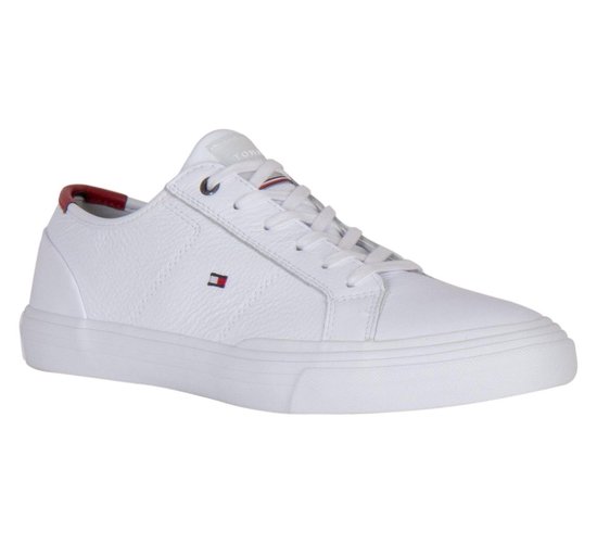 Tommy Hilfiger Core Corporate Witte Sneakers Heren 41 | bol.com