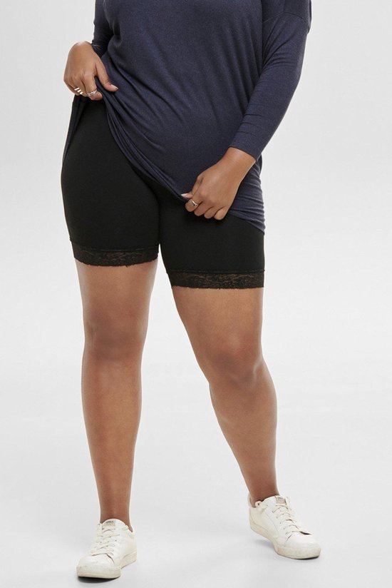 ONLY CARMAKOMA CARTIME LIFE SHORTS LIFE WITH LACE Dames Short - Maat L-50/52  | bol.com