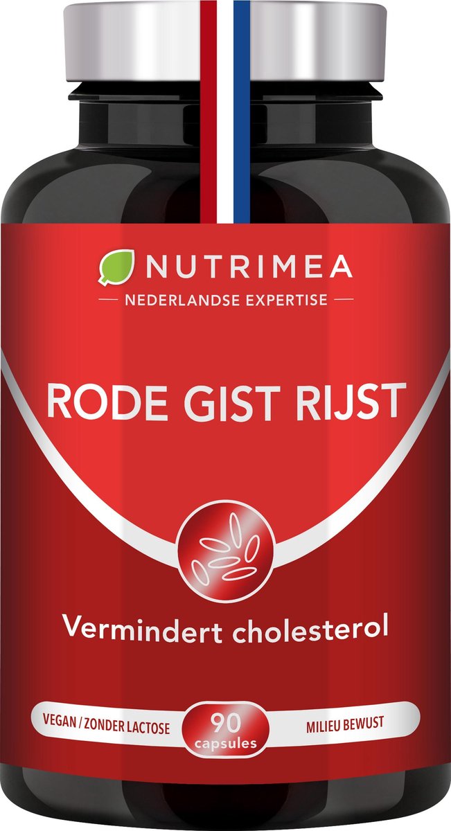 Rode Gist Rijst – Co-enzym Q10 – NUTRIMEA - Cholesterol - 90 capsules - NUTRIMEA