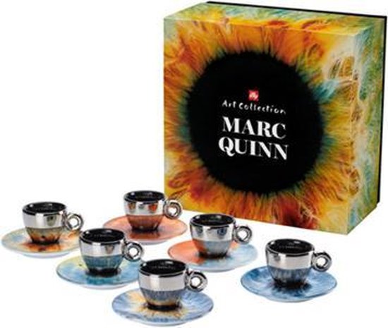 illy Marc Quinn Art Collection Set van 6 Espresso Cups 8003753150888 |  bol.com