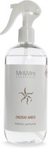 Mr&Mrs Fragrance Blanc Textiel & Roomspray 500ml - Zanzibar Ambre