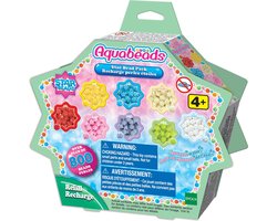 foto van Aquabeads navulling sterrenparels - 800 parels in 8 kleuren