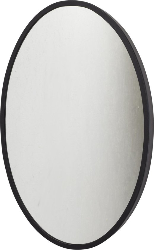 LOFT42 Mirror Spiegel Ovaal – Zwart – 60 cm
