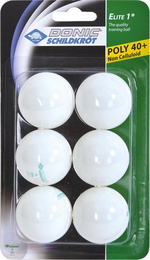 Balles de tennis de table Donic Schildkrot - blanc