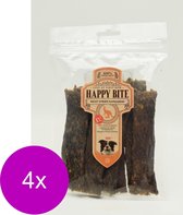 Happy Bite Strips - Hondensnacks - 4 x Kangoeroe 100 g