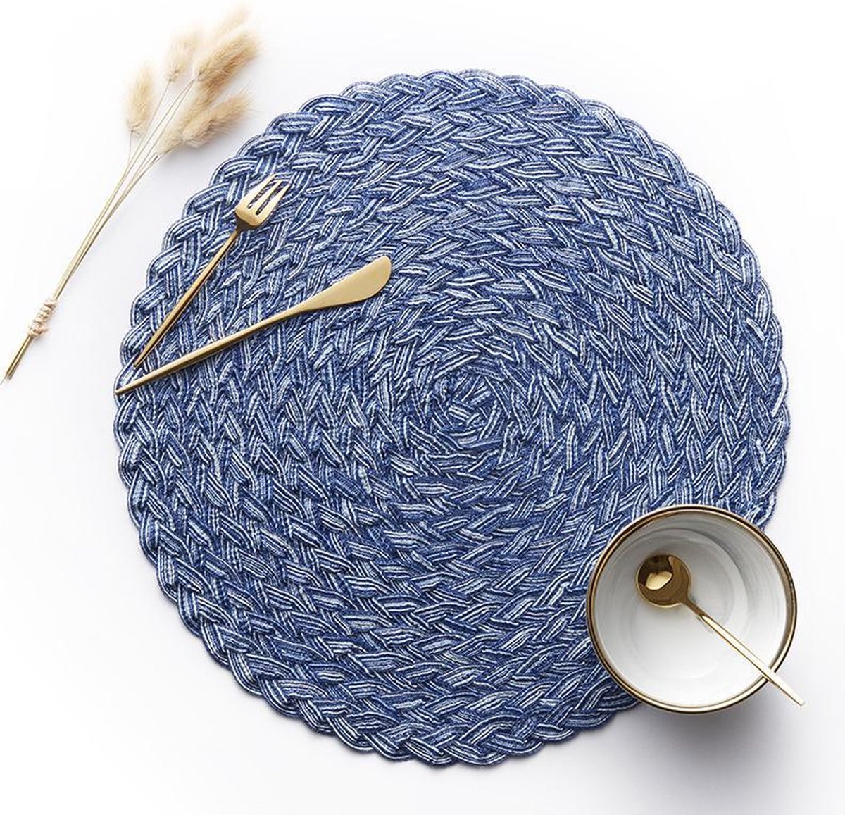 Placemat Tafelkleed Onderlegger Rond Decoratieve Placemats