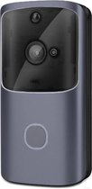 DrPhone Video Deurbel Cloud – Wireless Camera - Intercom - Wifi + 4G - Inclusief App  + Binnen Bel + Adapter & 3 Meter Kabel - Zwart